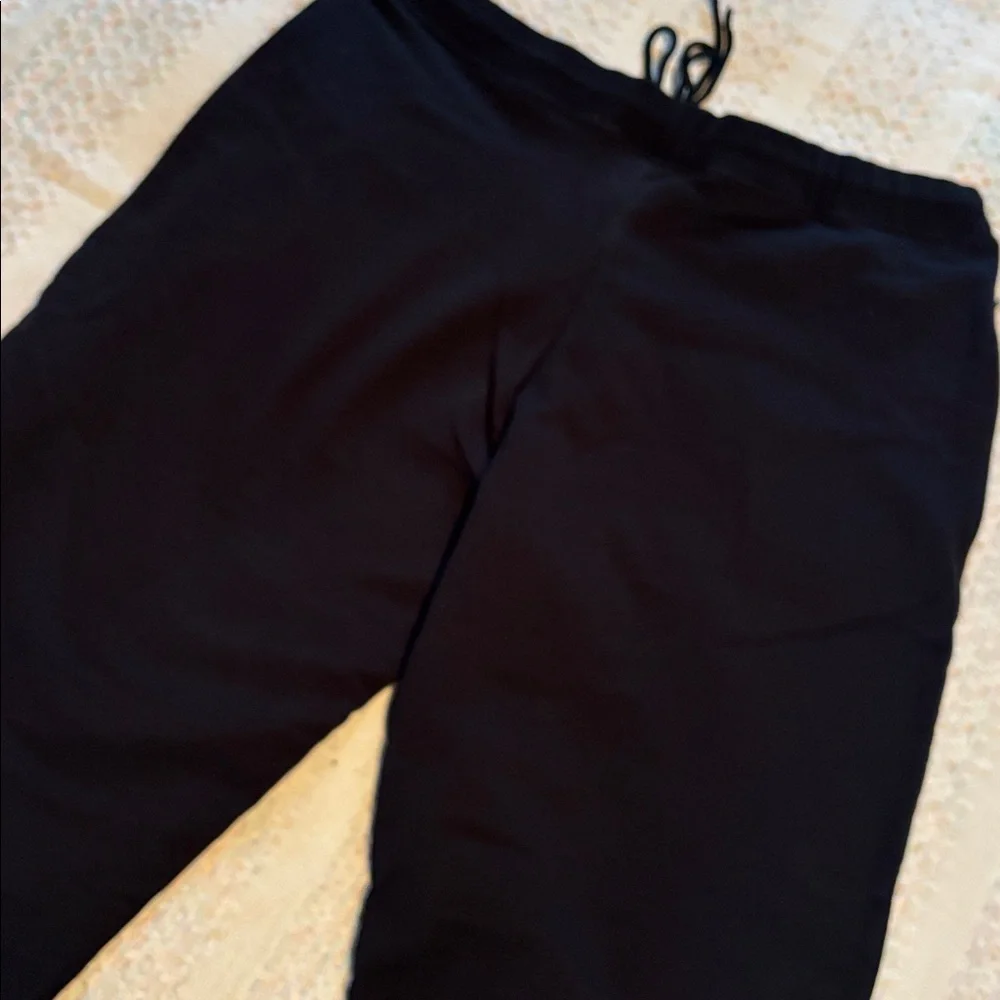 NWT Lilly Pulitzer black warm up casual pants sz XL sweats lounge - Picture 9 of 11